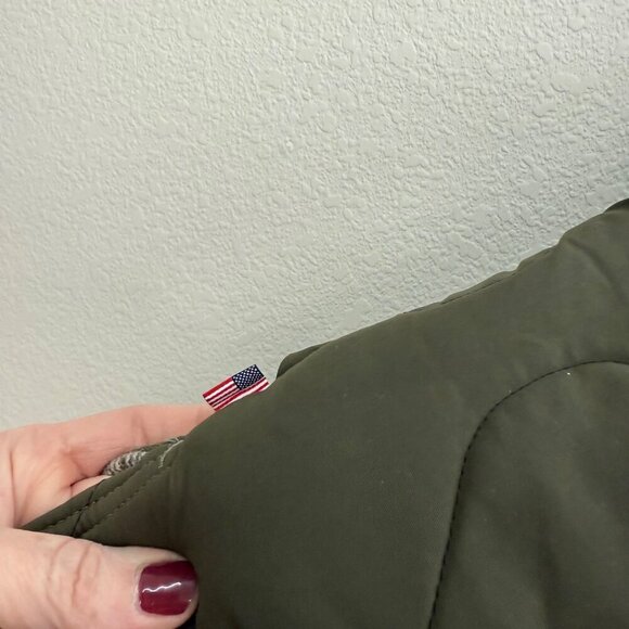 VTG Woolrich Reversible Wool Quilted USA Made Zip Winter Vest 18059 Men size 2XL - Picture 10 of 12